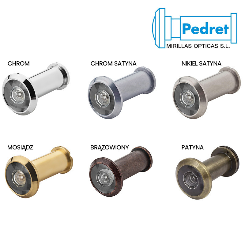 Wizjer PEDRET drzwiowy 22mm (35-60mm) Wizjer PEDRET drzwiowy 22mm (35-60mm)