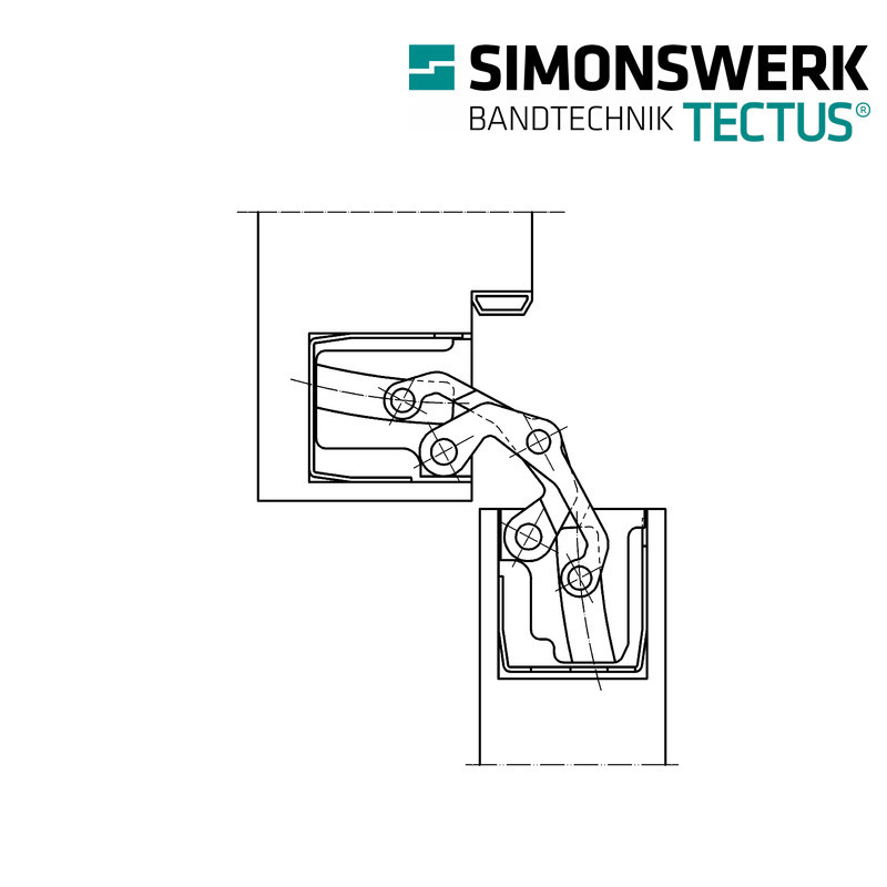 Zawias SIMONSWERK TECTUS TE 540 3D F1 Zawias SIMONSWERK TECTUS TE 540 3D F1