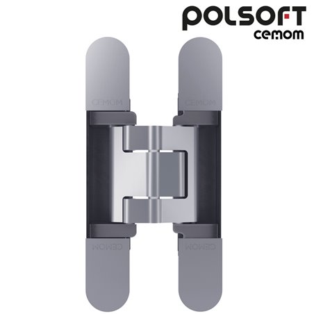 Zawias POLSOFT ESTETIC 130 A8 CEMOM chrom satyna Zawias POLSOFT ESTETIC 130 A8 CEMOM chrom satyna