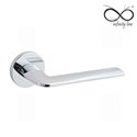 Klamka INFINITY-LINE STINGER FIT 6mm chrom satyna rozeta kwadrat 