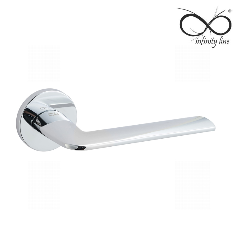 Klamka INFINITY-LINE STINGER FIT 6mm chrom satyna rozeta kwadrat 