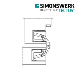 Zawias SIMONSWERK TECTUS TE 340 3D CZARNY Zawias SIMONSWERK TECTUS TE 340 3D CZARNY