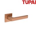 KLAMKA TUPAI 3095 5SQ-161, PVD MIEDŹ POLEROWANA