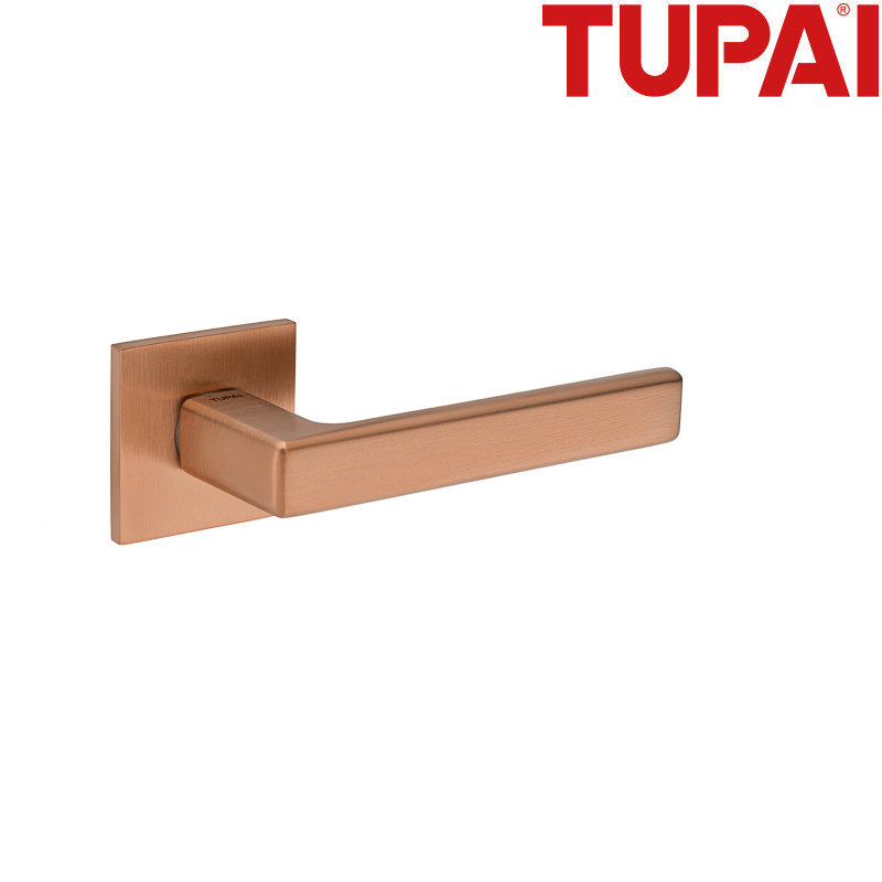 KLAMKA TUPAI 3095 5SQ-161, PVD MIEDŹ POLEROWANA