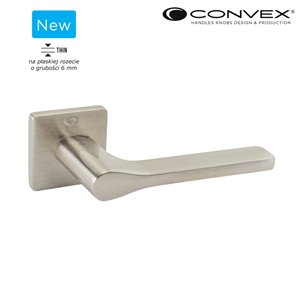 Klamka CONVEX 1515 S 6mm nikiel satyna