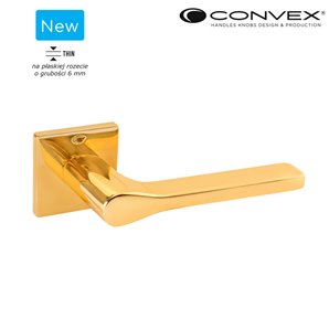 Klamka CONVEX 1515 S 6mm złota