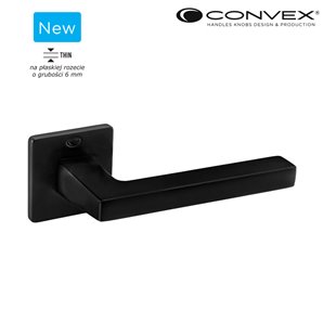 Klamka CONVEX 865 S 6mm czarny