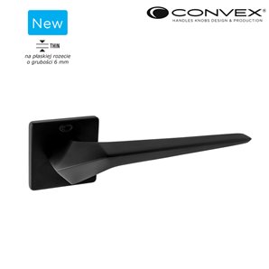 Klamka CONVEX 2405 S 6mm czarna