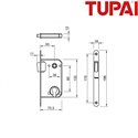 ZAMEK MAGNETYCZNY TUPAI 3598X50-152, WKŁADKA 85MM, BIAŁY