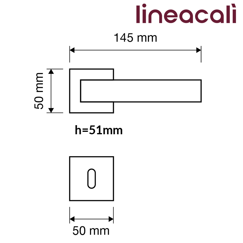 KLAMKA CORNER SZYLD KWADRATOWY 024 VE LINEA CALI KLAMKA CORNER SZYLD KWADRATOWY 024 VE LINEA CALI