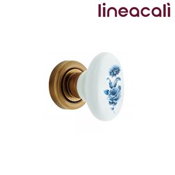 KLAMKA FLAVIA PORCELLANA FIORE BLU SZYLD OKRĄGŁY 103 OG LINEA CALI KLAMKA FLAVIA PORCELLANA FIORE BLU SZYLD OKRĄGŁY 103 OG LINEA CALI