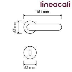 KLAMKA GRIP SZYLD OKRĄGŁY 023 CE LINEA CALI KLAMKA GRIP SZYLD OKRĄGŁY 023 CE LINEA CALI