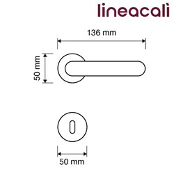 KLAMKA HEIDI SZYLD OKRĄGŁY 011 VE LINEA CALI KLAMKA HEIDI SZYLD OKRĄGŁY 011 VE LINEA CALI