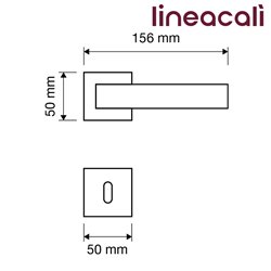KLAMKA JET SZYLD KWADRATOWY 019 OZ LINEA CALI KLAMKA JET SZYLD KWADRATOWY 019 OZ LINEA CALI