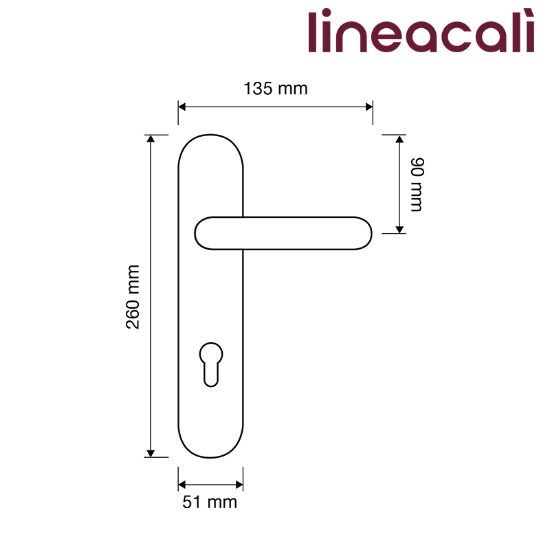 KLAMKA NATURE 72WC [POKRĘTŁO VINTAGE] SX PM LINEA CALI
