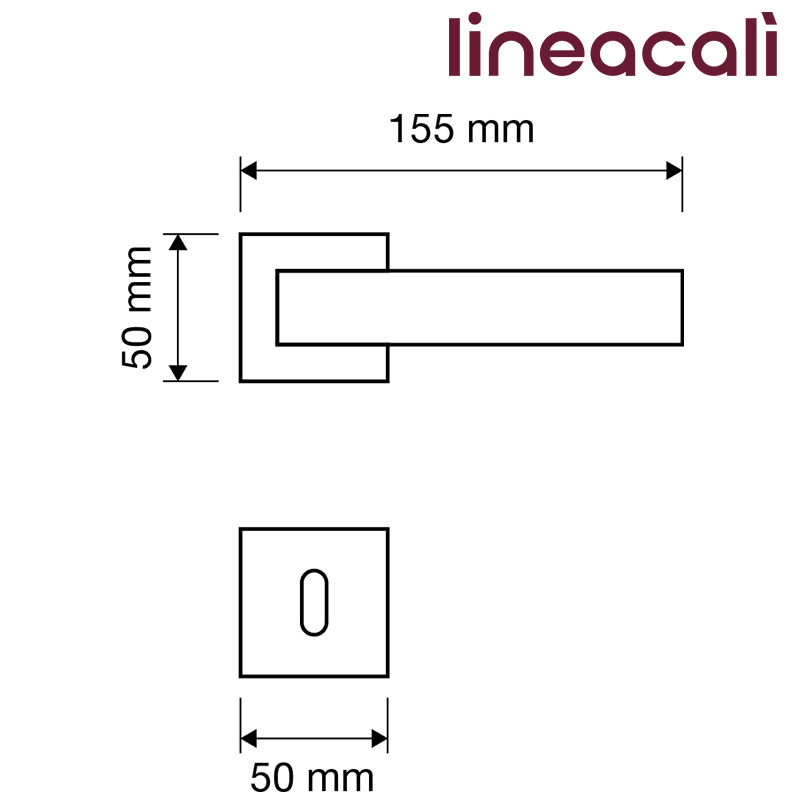 KLAMKA RIFLESSO SZYLD KWADRATOWY 019 VE LINEA CALI KLAMKA RIFLESSO SZYLD KWADRATOWY 019 VE LINEA CALI