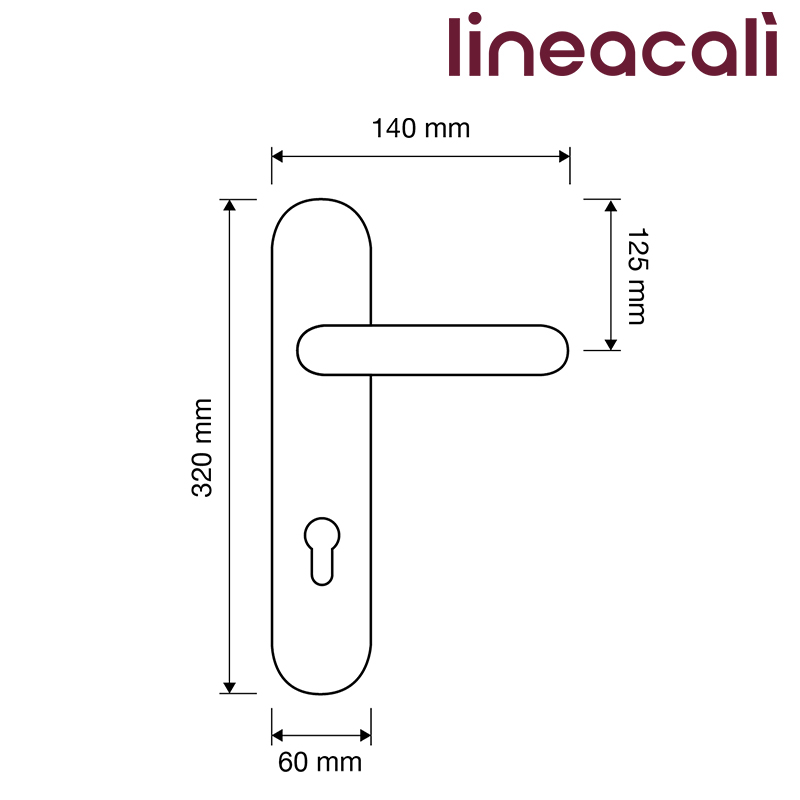 KLAMKA ROCOCO 72WB OF LINEA CALI KLAMKA ROCOCO 72WB OF LINEA CALI