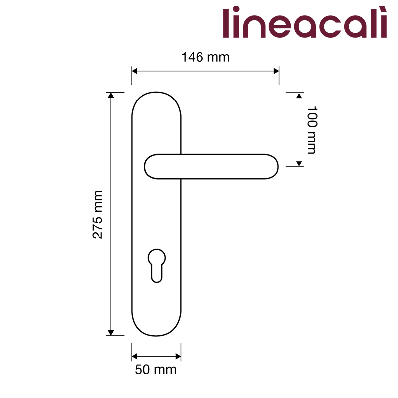 KLAMKA SISSI 90WC DX OF LINEA CALI KLAMKA SISSI 90WC DX OF LINEA CALI
