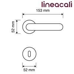 KLAMKA STRIP SZYLD OKRĄGŁY 023 CR LINEA CALI KLAMKA STRIP SZYLD OKRĄGŁY 023 CR LINEA CALI
