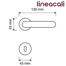 KLAMKA TOSCA SZYLD OKRĄGŁY 110 FV LINEA CALI KLAMKA TOSCA SZYLD OKRĄGŁY 110 FV LINEA CALI