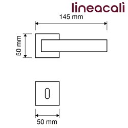 KLAMKA TRENDY SZYLD KWADRATOWY 019 CR LINEA CALI KLAMKA TRENDY SZYLD KWADRATOWY 019 CR LINEA CALI