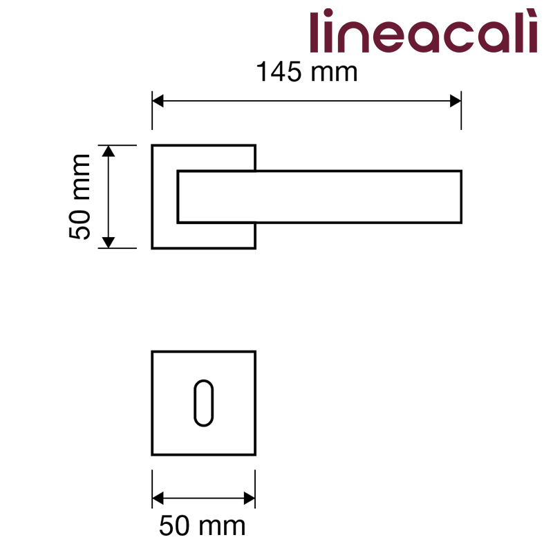 KLAMKA TRENDY SZYLD KWADRATOWY 019 CR LINEA CALI KLAMKA TRENDY SZYLD KWADRATOWY 019 CR LINEA CALI