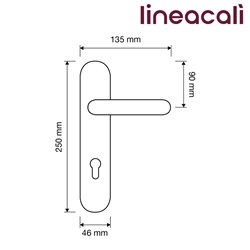 KLAMKA VERONICA 92WB CR LINEA CALI KLAMKA VERONICA 92WB CR LINEA CALI