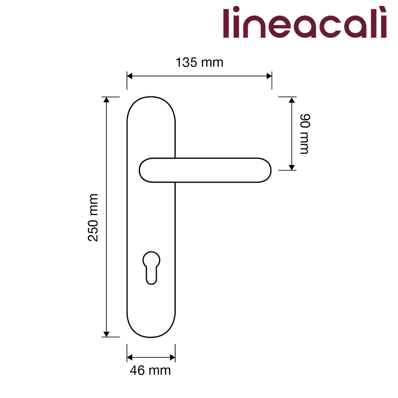 KLAMKA VERONICA 92WB CR LINEA CALI KLAMKA VERONICA 92WB CR LINEA CALI
