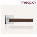 KLAMKA ZEN WENGE SZYLD KWADRATOWY 019 CR LINEA CALI