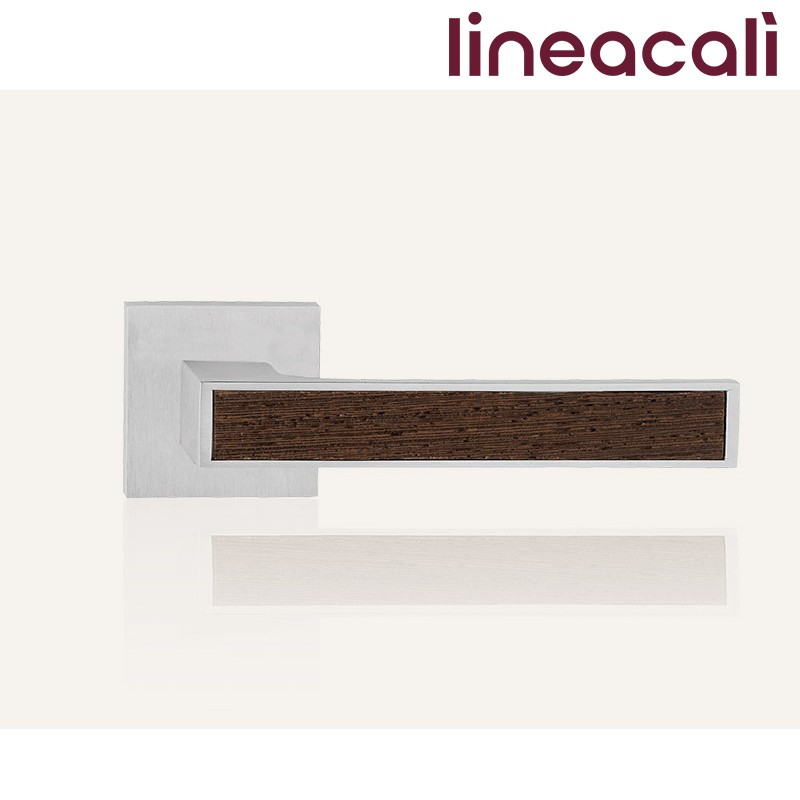 KLAMKA ZEN WENGE SZYLD KWADRATOWY 019 CS LINEA CALI