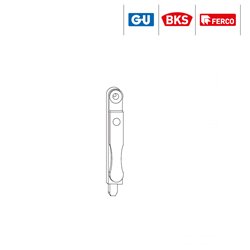 G-U KANTRYGIEL DRZWIOWY LISTWA 13MM