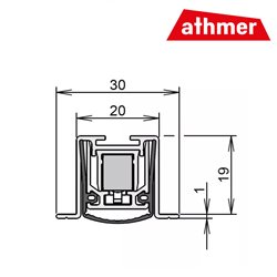 USZCZELKA OPADAJĄCA STADI L-20/20 OS 960mm [760mm] [AKCESORIA 5503] ATHMER