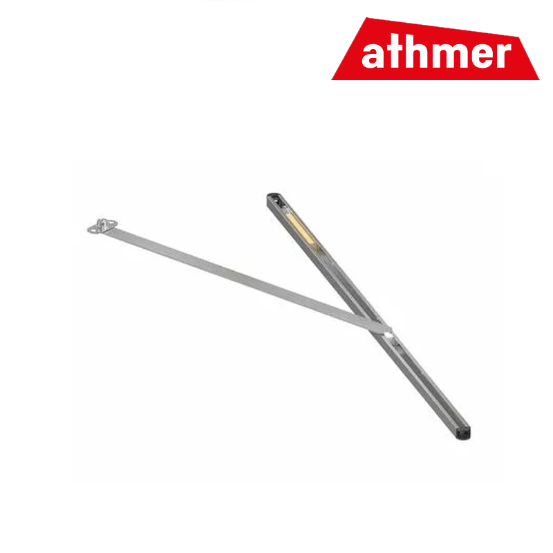 OGRANICZNIK OTWARCIA 120 STOPNI, SKRZYDŁO DREWNIANE DO 65 KG [SZEROKOŚĆ 720-1110mm], OŚCIEŻNICA METALOWA ATHMER