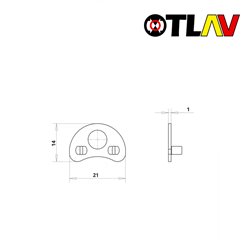 PODKŁADKI DYSTANSOWE INVISACTA 230/235 (12 szt. x 0,5mm + 12 szt. x 1mm), ŻÓŁTE OTLAV PODKŁADKI DYSTANSOWE INVISACTA 230/235 (12 szt. x 0,5mm + 12 szt. x 1mm), ŻÓŁTE OTLAV