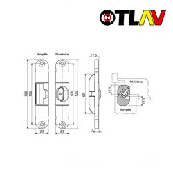 STABILIZATOR INVISACTA 230 CHROMOWANY MATOWY OTLAV STABILIZATOR INVISACTA 230 CHROMOWANY MATOWY OTLAV