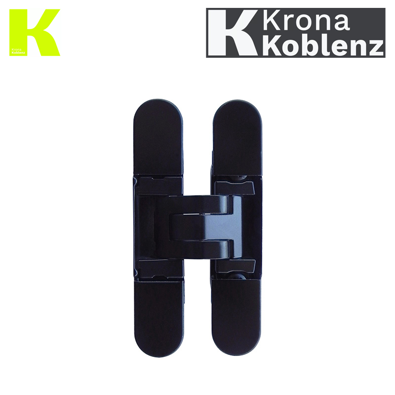 ZAWIAS WPUSZCZANY KUBIKINA K6100 CZARNY KOBLENZ