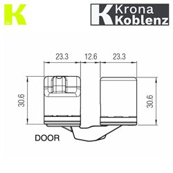 ZAWIAS WPUSZCZANY KUBICA K6200 (WKRĘCANE NAKŁADKI) NIKLOWANY MATOWY KOBLENZ ZAWIAS WPUSZCZANY KUBICA K6200 (WKRĘCANE NAKŁADKI) NIKLOWANY MATOWY KOBLENZ
