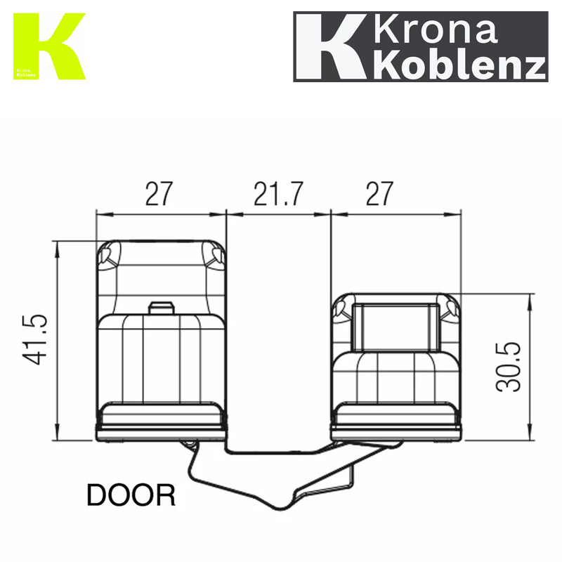 ZAWIAS WPUSZCZANY KUBICA K2780 LAKIEROWANY NA CZARNO KOBLENZ ZAWIAS WPUSZCZANY KUBICA K2780 LAKIEROWANY NA CZARNO KOBLENZ