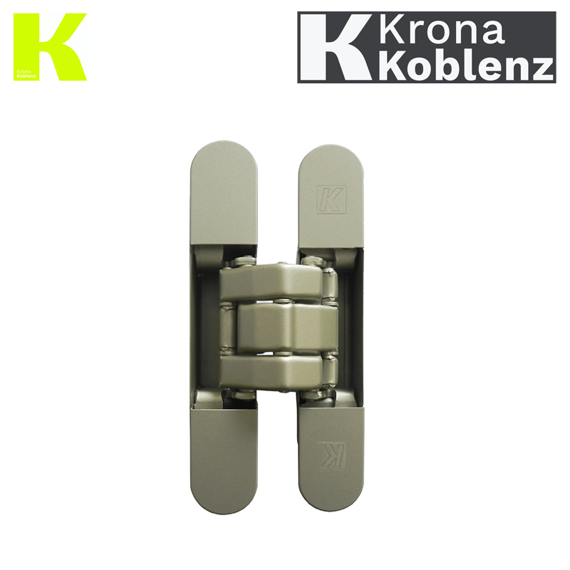 ZAWIAS WPUSZCZANY KARAKTER K8080 [80KG] NIKLOWANY MATOWY KOBLENZ