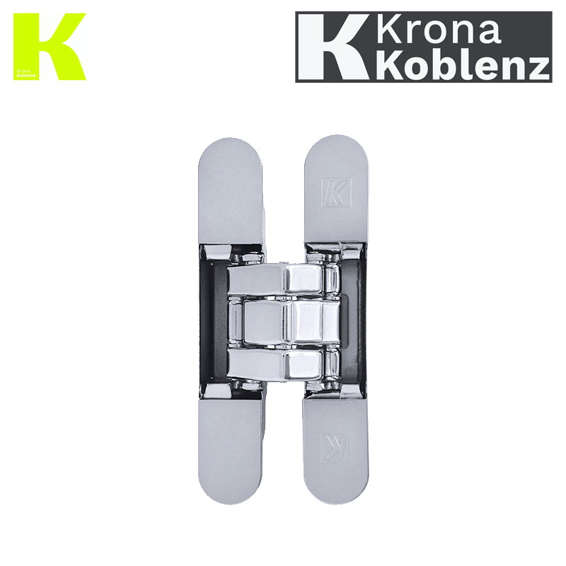 ZAWIAS WPUSZCZANY KARAKTER K8080 [80KG] CHROMOWANY BŁYSZCZĄCY KOBLENZ