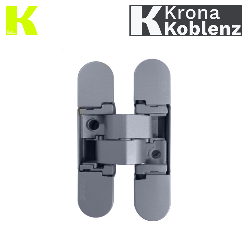 ZAWIAS WPUSZCZANY K1060 CHROMOWANY MATOWY KOBLENZ