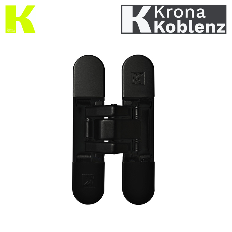 ZAWIAS WPUSZCZANY ATOMIKA SLIM K8060 [60KG] LAKIEROWANY NA CZARNO KOBLENZ