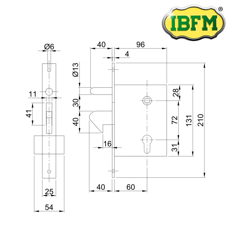 ZAMEK HAKOWY 72WB E60mm, GALWANIZOWANY NA BIAŁO IBFM ZAMEK HAKOWY 72WB E60mm, GALWANIZOWANY NA BIAŁO IBFM