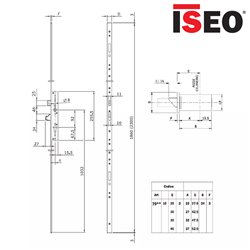 MODUŁ PODSTAWOWY MULTIBLINDO 92WB, E30mm, 2300x22x7mm, ALUMINIUM LAKIEROWANE NA CZARNO ISEO MODUŁ PODSTAWOWY MULTIBLINDO 92WB, E30mm, 2300x22x7mm, ALUMINIUM LAKIEROWANE NA CZARNO ISEO