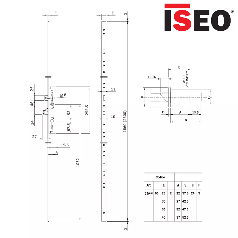 MODUŁ PODSTAWOWY MULTIBLINDO 92WB, E30mm, 2300x22x7mm, ALUMINIUM LAKIEROWANE NA CZARNO ISEO MODUŁ PODSTAWOWY MULTIBLINDO 92WB, E30mm, 2300x22x7mm, ALUMINIUM LAKIEROWANE NA CZARNO ISEO