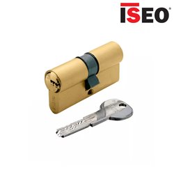 WKŁADKA BĘBENKOWA R6 EXTRA DWUSTRONNA 30x45, 5 KLUCZY, MOSIĄDZ MATOWY ISEO WKŁADKA BĘBENKOWA R6 EXTRA DWUSTRONNA 30x45, 5 KLUCZY, MOSIĄDZ MATOWY ISEO