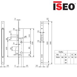 ZAMEK ELECTA 85WB E30mm, STAL NIERDZEWNA FUNKCJA ELEKTROZACZEPU ISEO ZAMEK ELECTA 85WB E30mm, STAL NIERDZEWNA FUNKCJA ELEKTROZACZEPU ISEO