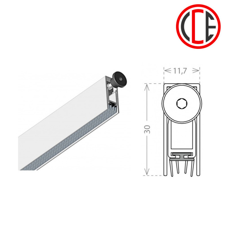 USZCZELKA OPADAJĄCA 1230 A 1430mm (1230mm) [K5-505-1A-1430] CCE