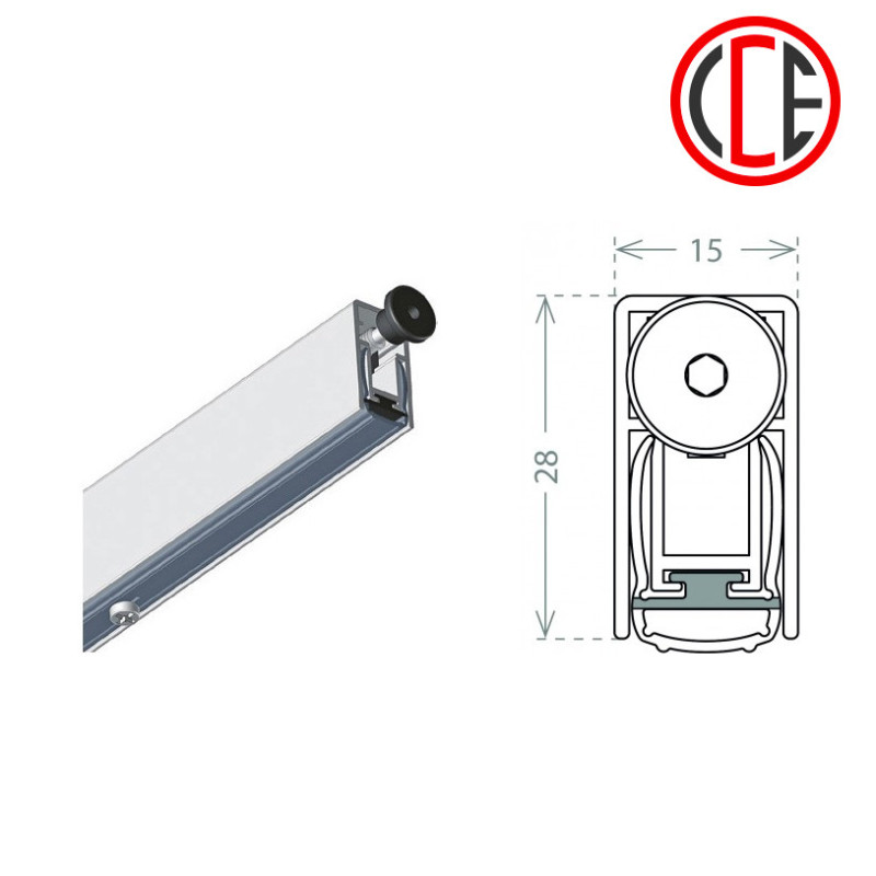 USZCZELKA OPADAJĄCA ACOUSTIC PLUS 630mm (430mm) [K5-200-1F-0630] CCE