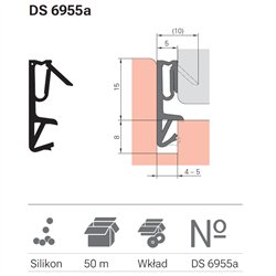 USZCZELKA DEVENTER DS 6955 BRĄZ RUSTYKALNY